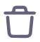 Icon of a trash can